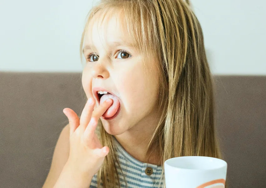 Sherbet-style KidsShield+ treat